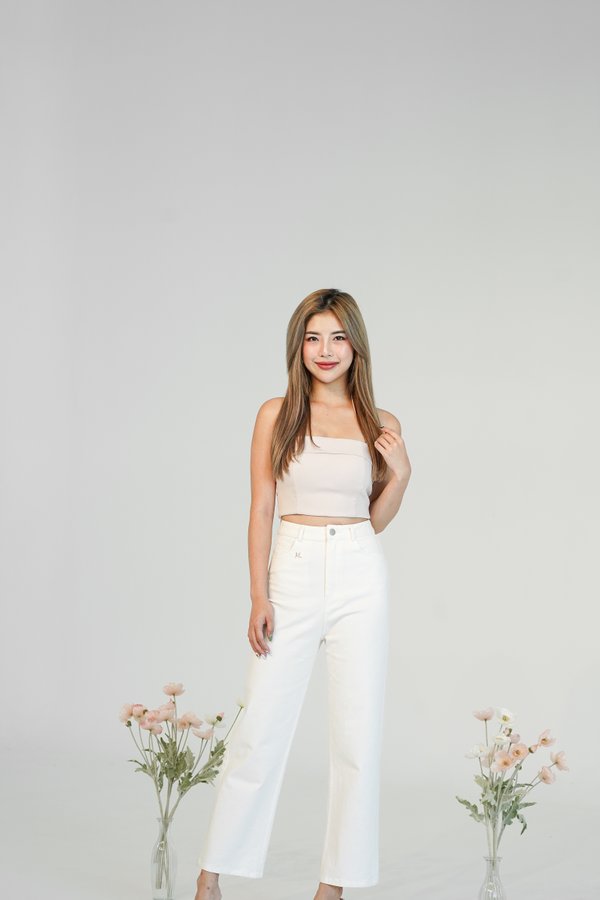 Mikayla Exclusive Jeans in White 