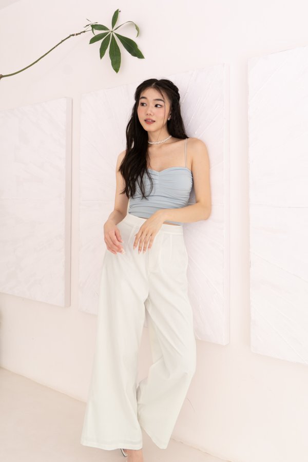 Tina Linen Pants in White