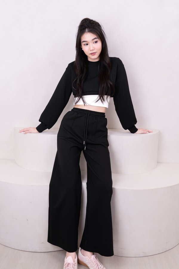 Rosella Sweatpants in Black