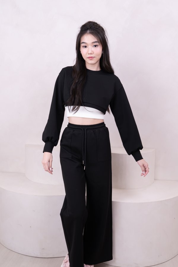 Rosella Sweatpants in Black