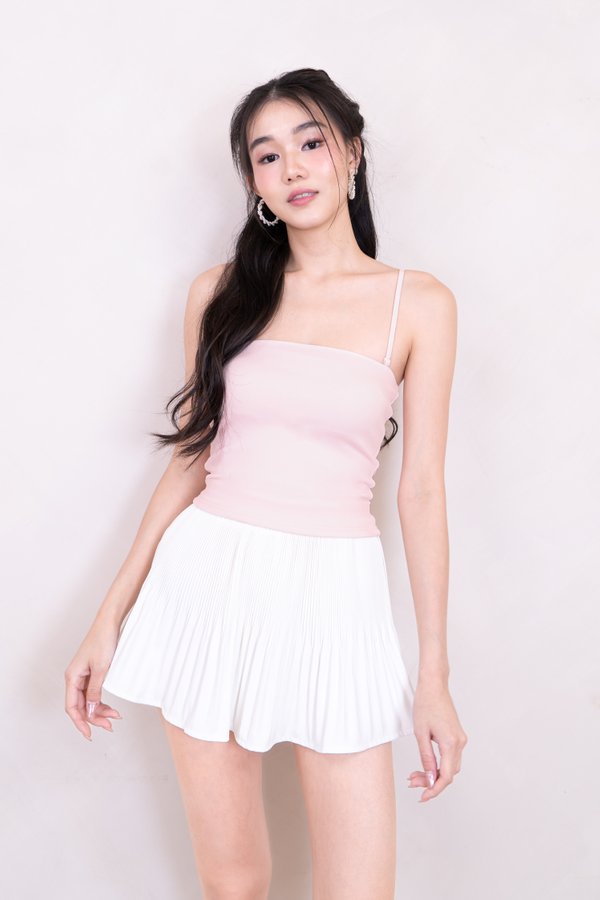 (BARE/BASIC) Lola V2 Straight Neckline Tube Top in Baby Pink
