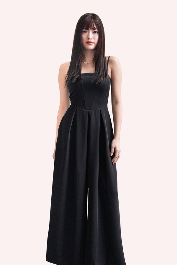 *Regular* PX3643 Aurora Corset Jumpsuit in Black