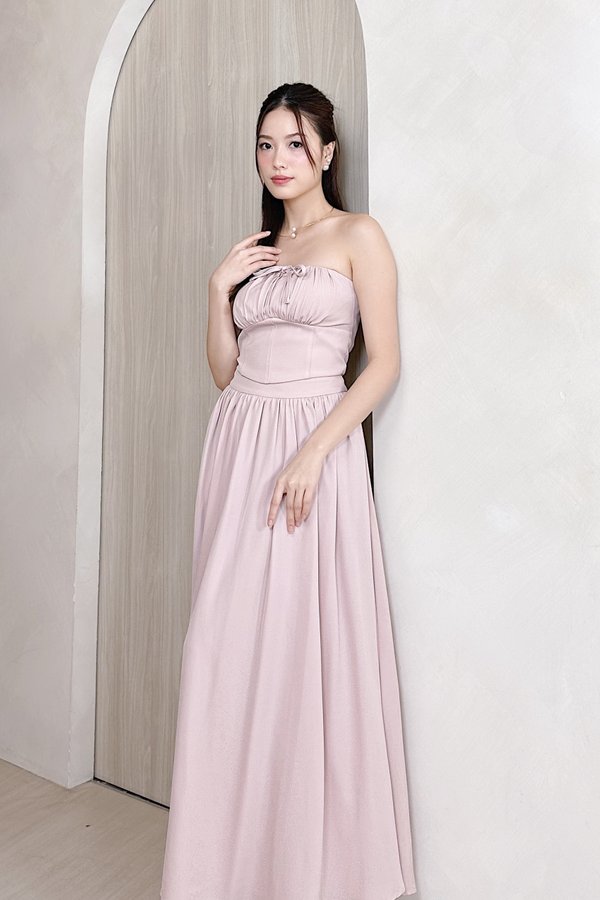 *Regular* Elias Midi Skirt in Dusty Pink