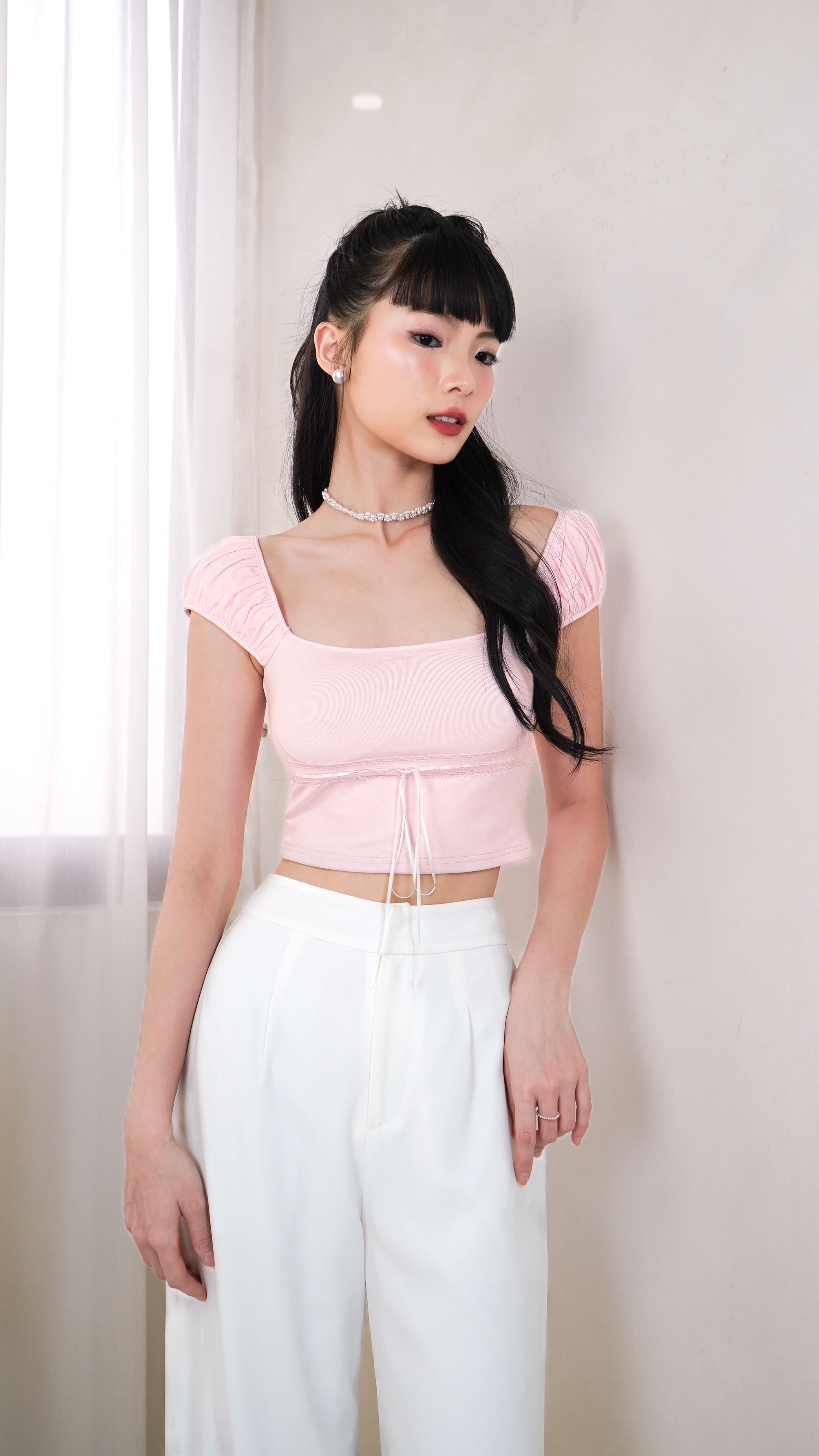 トップス Lotta baby ribbon tops Lotta baby ribbon tops