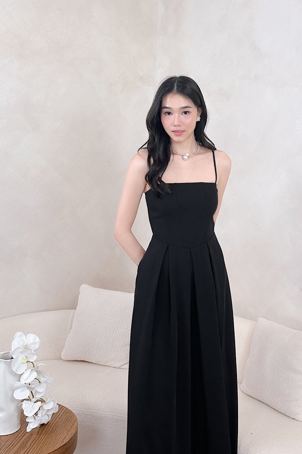 *Petite* PX3659 Aurora Corset Jumpsuit in Black