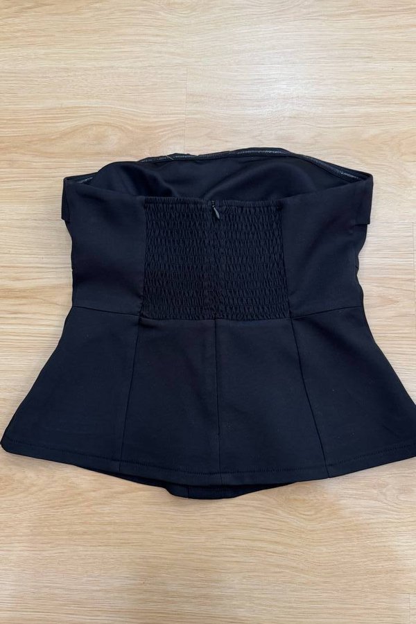 *PRE-ORDER* Trinity V2 Pearl Top in Black