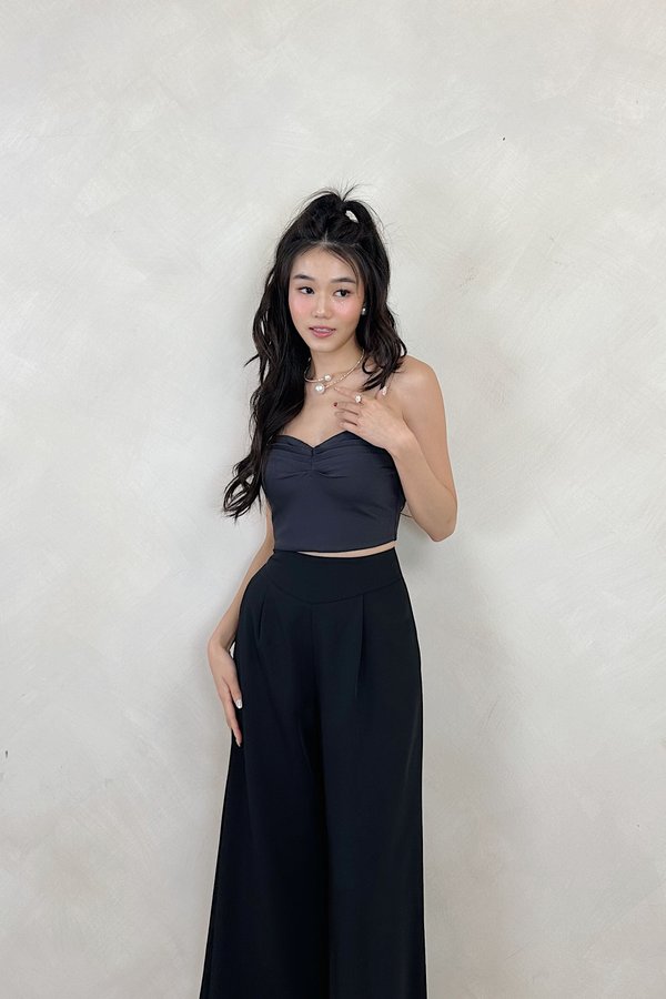 *RESTOCK* Alina High Waisted Pants in Black