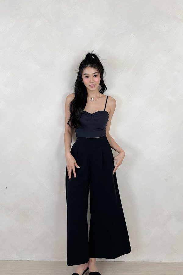 *RESTOCK* Alina High Waisted Pants in Black