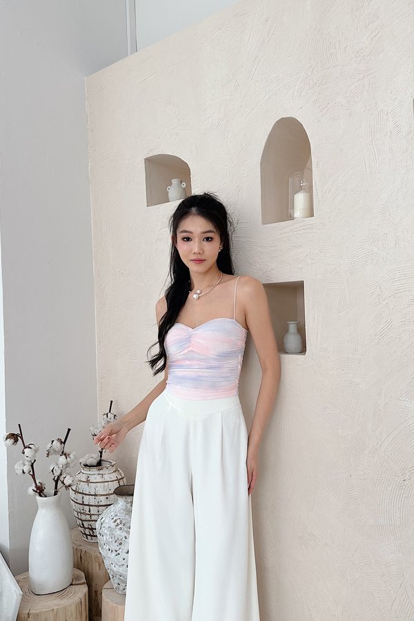 *RESTOCK* Alina High Waisted Pants in White