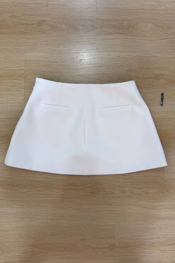 *PRE-ORDER* Zaya Hight Waist Skorts in White