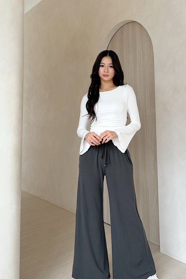 *PRE-ORDER* (BARE/MOCHI) *Regular* Abi Joggers in Dark Grey