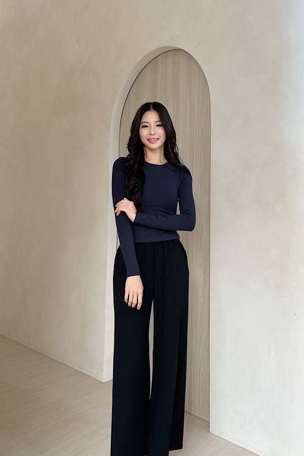 *PRE-ORDER* (BARE/MOCHI) *Regular* Abi Joggers in Black