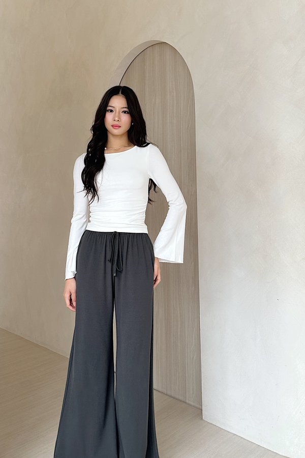 *PRE-ORDER* (BARE/MOCHI) *Petite* Abi Joggers in Dark Grey
