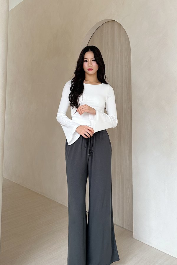 *PRE-ORDER* (BARE/MOCHI) *Petite* Abi Joggers in Dark Grey