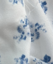 *PO: MID AUG* (BARE/BASIC) (Limited Edition) Elsa V2 Lace Ribbon Sleeved Top in Blue Porcelain Print