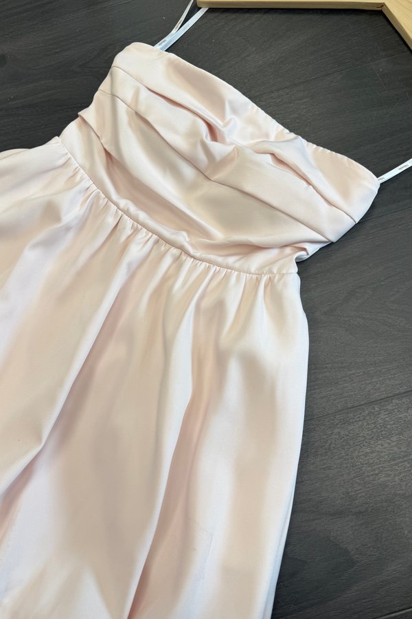 *Limited Edition* Felise V2 Padded Baby Doll Mini Dress Romper in Ice Pink
