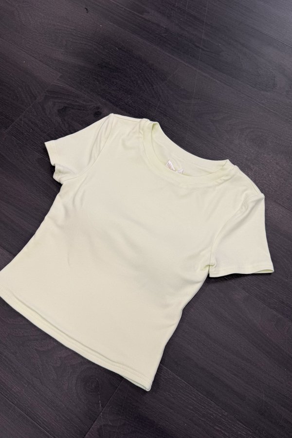 *PRE-ORDER* (BARE/BASIC) BB Baby Tee Top in Ice Sage