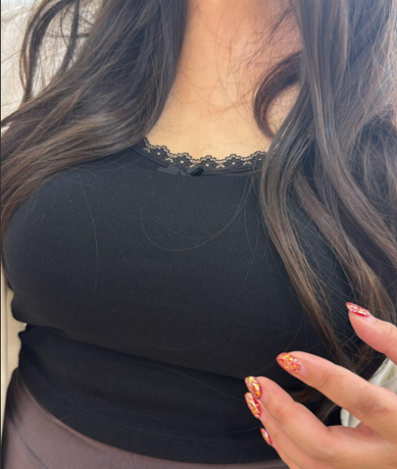 *PO2: MID AUG* (BARE/BASIC) Millie Lace Top in White