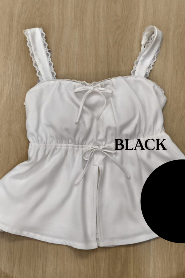 *PO: ETA MID AUG* Kimi Lace Top in Black