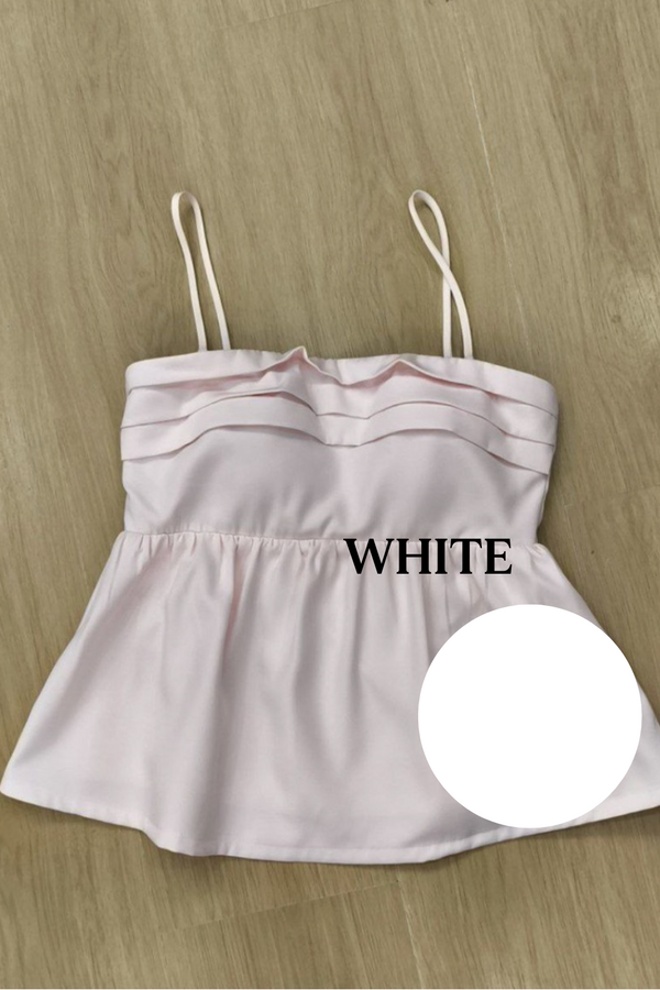 *PO: ETA MID AUG* Lia Babydoll Top in White