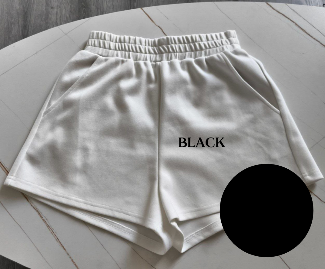 *PO: ETA MID JUL* Noa Lounge Shorts in Black
