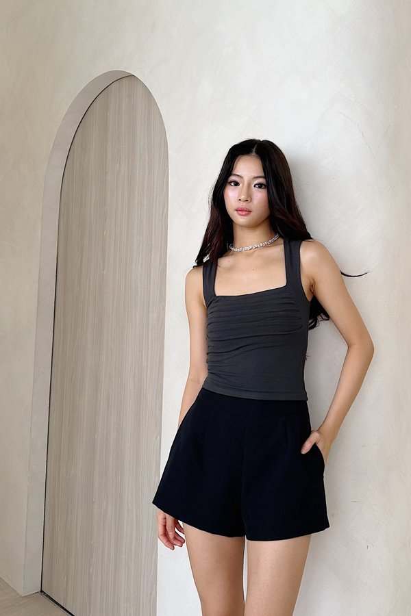 (BARE/BASIC) Ashley V4 Padded Ruched Top