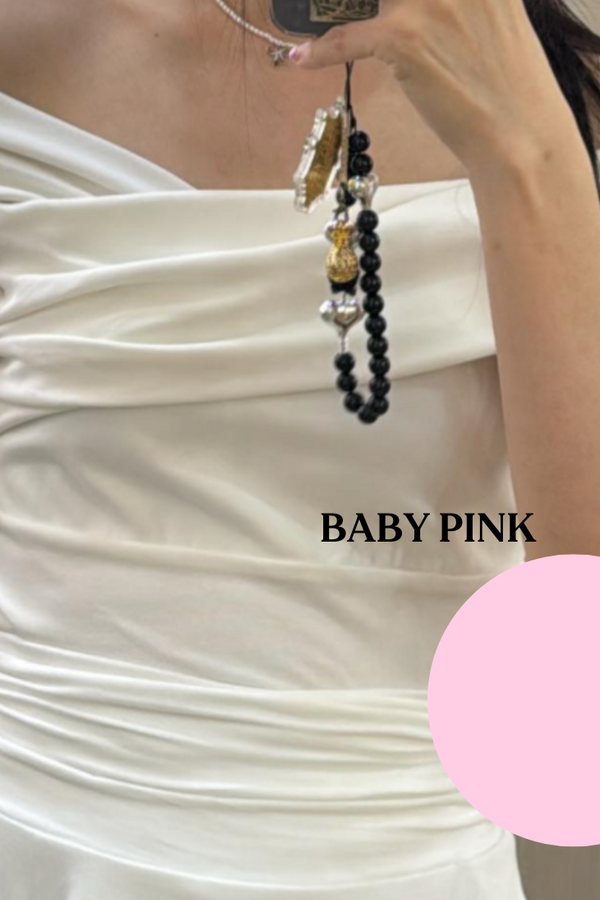 *PO: MID AUG* (BARE/BASIC) Nora Off Shoulder Top in Baby Pink