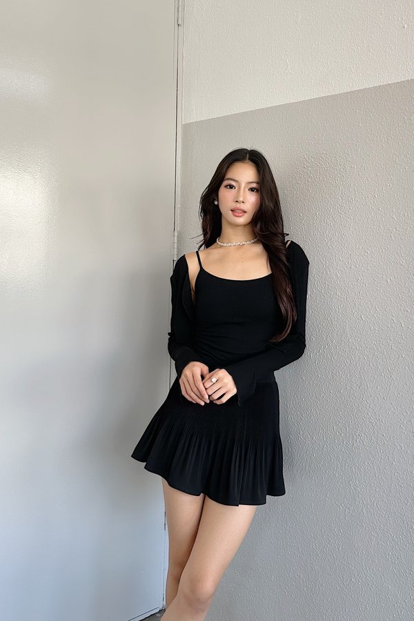 *PO: ETA END JUL* (BARE/MOCHI) Molie Bell Sleeve Cardigan in Black
