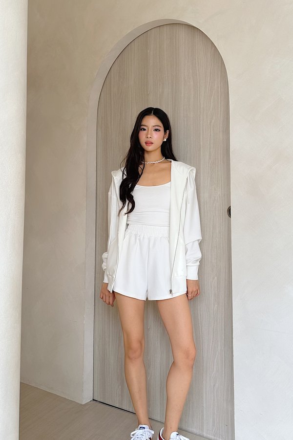 Noa Lounge Hoodie in White