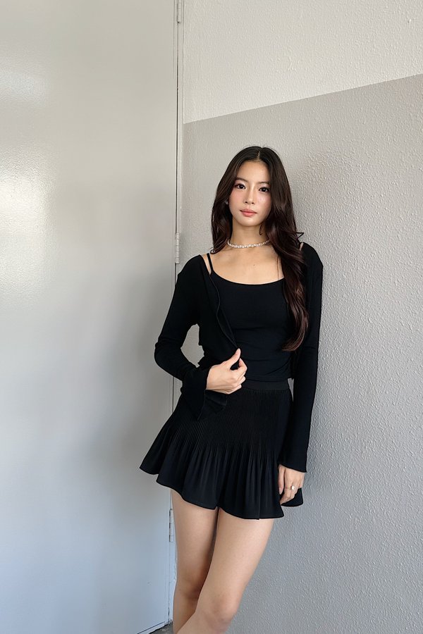 *PO: ETA END JUL* (BARE/MOCHI) Molie Bell Sleeve Cardigan in Black