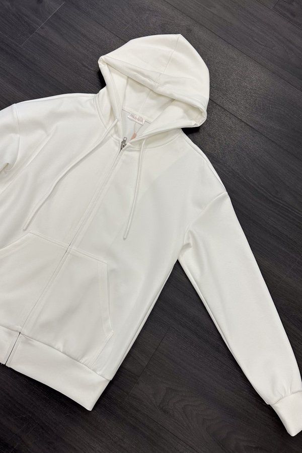 Noa Lounge Hoodie in White