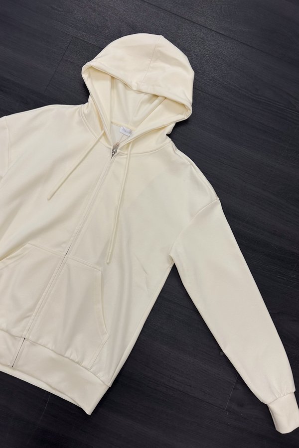 Noa Lounge Hoodie in Pale Yellow