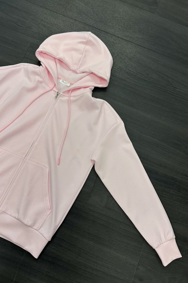 Noa Lounge Hoodie in Baby Pink