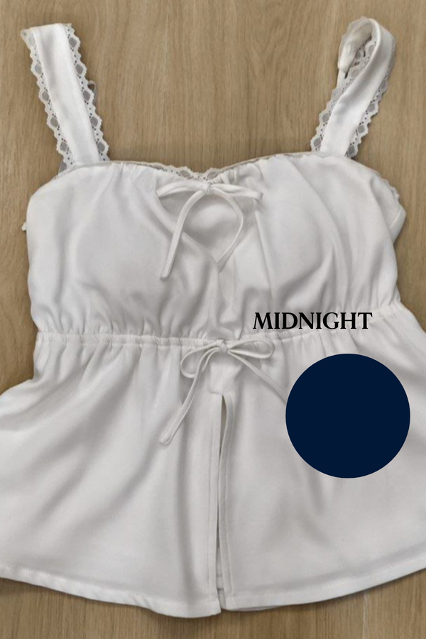 *PO: ETA MID AUG* Kimi Lace Top in Midnight