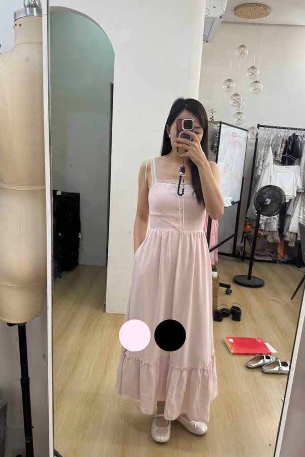 *PO: ETA MID SEPT* Valeria Lace Strap Maxi Dress