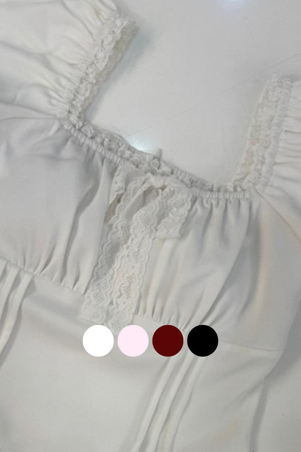 *PO: ETA END SEP* Mogu Front Lace Top