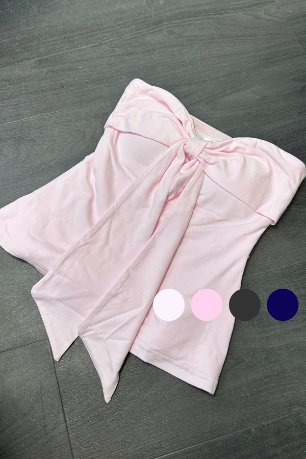 *PO: ETA MID SEPT* (BARE/BASIC) Maya Ribbon Long Top