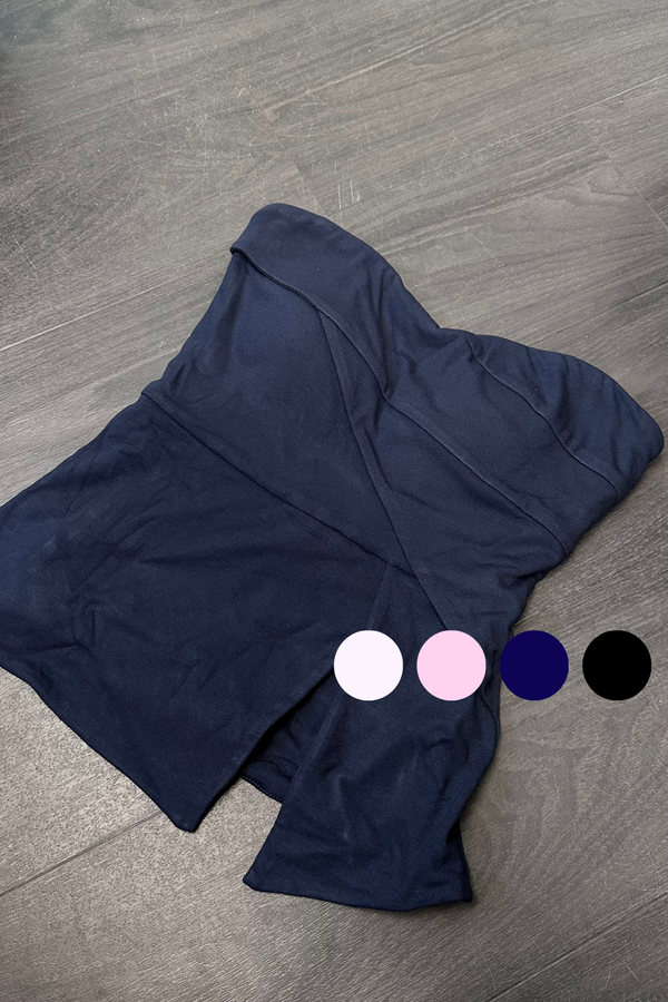 *PO: ETA MID SEPT* (BARE/BASIC) Imelda Padded Side Slit Peplum Top