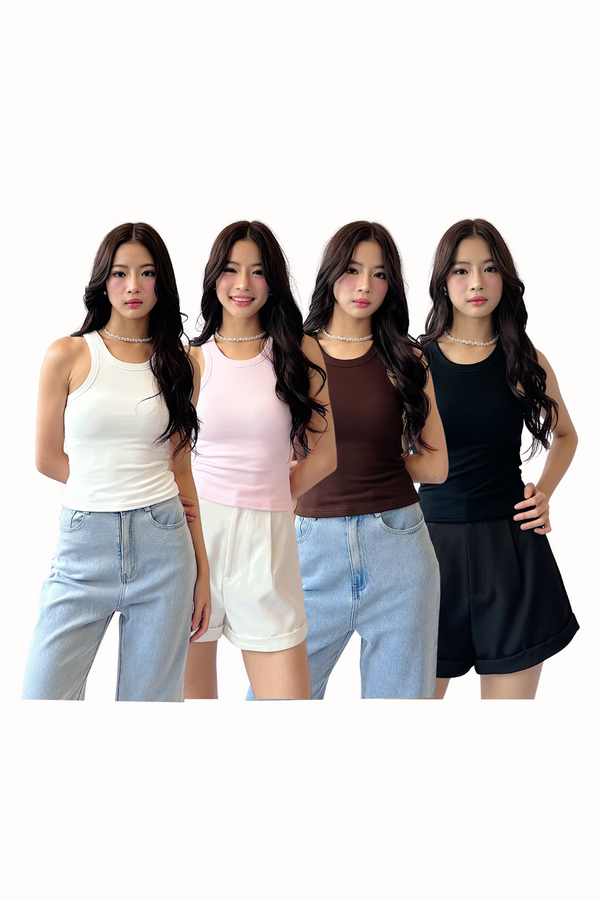 (BARE/BASIC) Zuri Racer Top