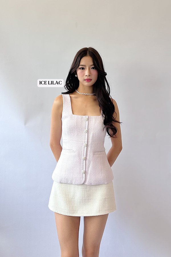 *PO: ETA MID AUG* Gendis Suede Tweed Top