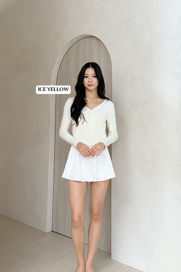 (BARE/MOCHI) Allie Button Cardigan