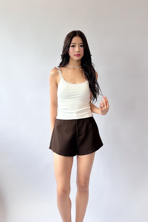 (BARE/BASIC) Millie Lace Top in White