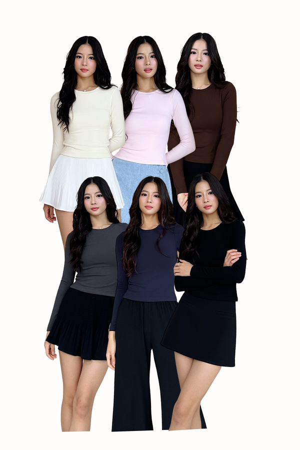 (BARE/BASIC) Francisca V2 Long Sleeve Baby Tee