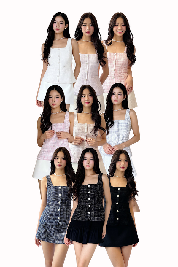 *PO: ETA MID AUG* Gendis Suede Tweed Top