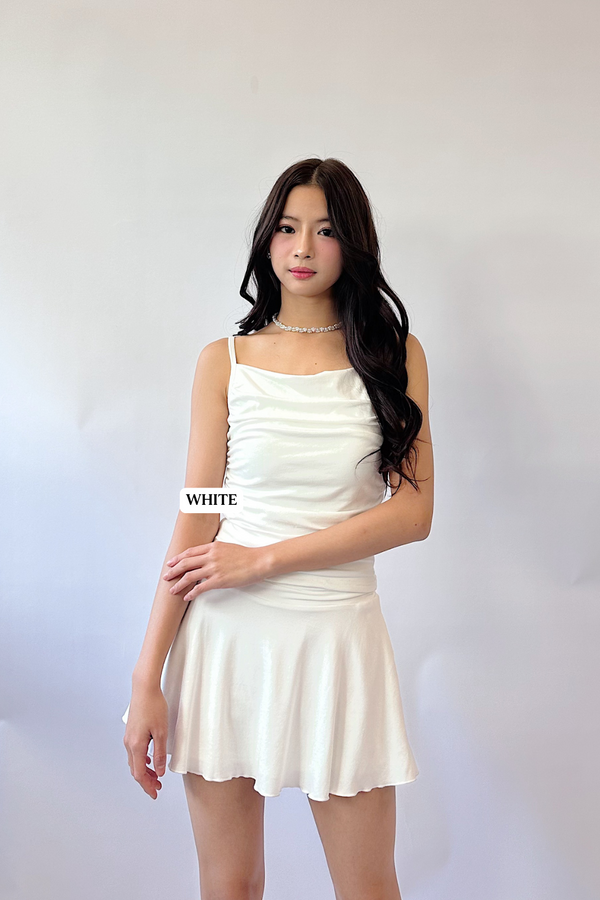 (BARE/BASIC) Ashlea Ruched Strap Top