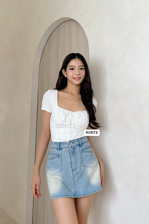 (BARE/BASIC) Tiffini V2 Sweetheart Neckline Top