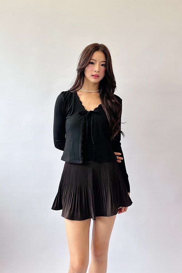 (BARE/BASIC) Tiri Self Tie Cardigan