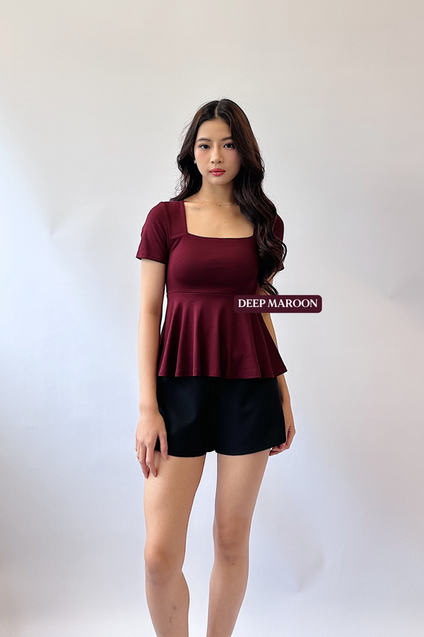 *PO: ETA EARLY DEC* (PREMIUM/BARE) Amara Multiway Babydoll Sleeve Top