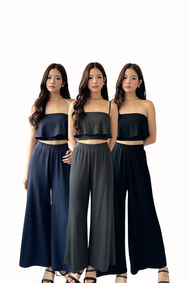 (BARE/BASIC) *PETITE* Alina V2 Straight Waistband Pants