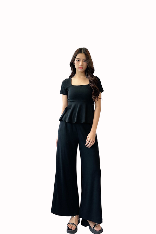 (BARE/BASIC) *PETITE* Alina V4 Straight Waistband Pants